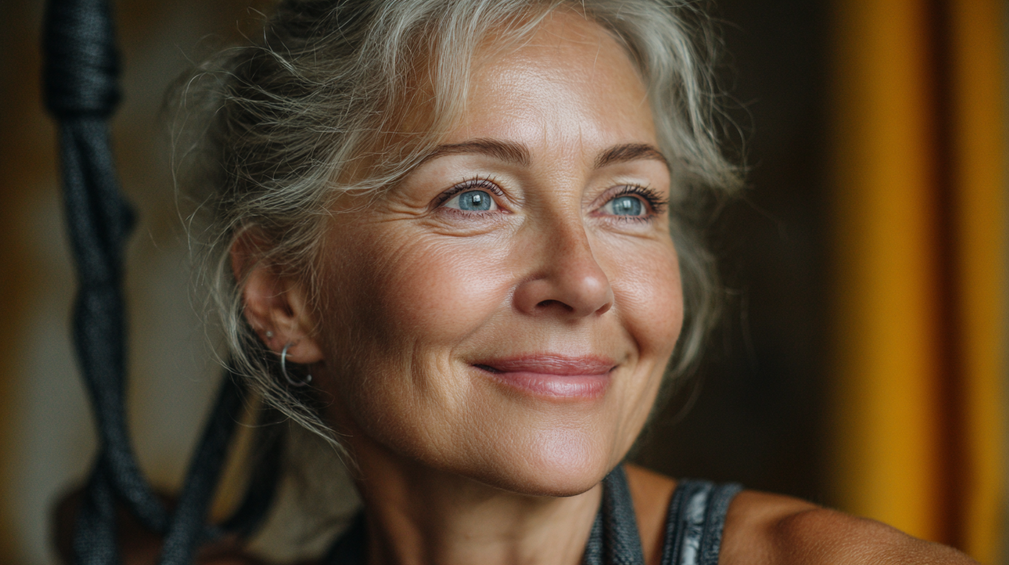 Активни възрастни хора по време на тренировка