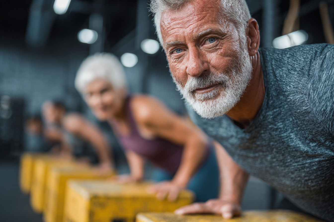 Основателят на VitalCenter по време на тренировка